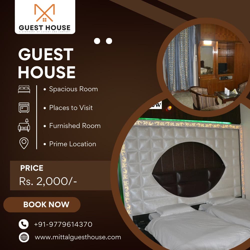 Mittal Guest House : Best Guest House in firozpur punjab