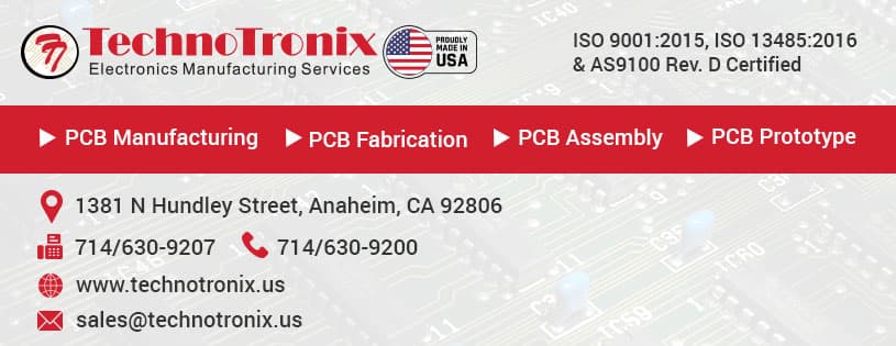 Technotronix  |  PCB manufacturer based in California, USA.