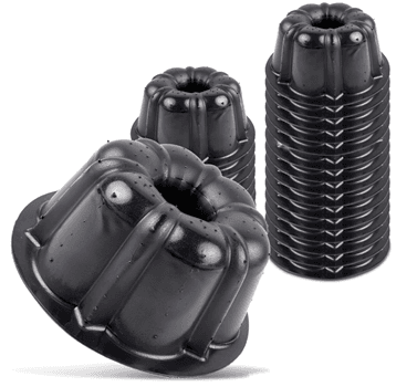 O’Creme Bakeable Plastic Mini Bundt Cake Pan - Baking Pan