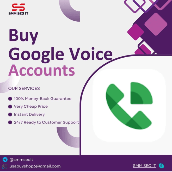 Buy Google Voice Accounts - Verified & Affordable | Instant Delivery!