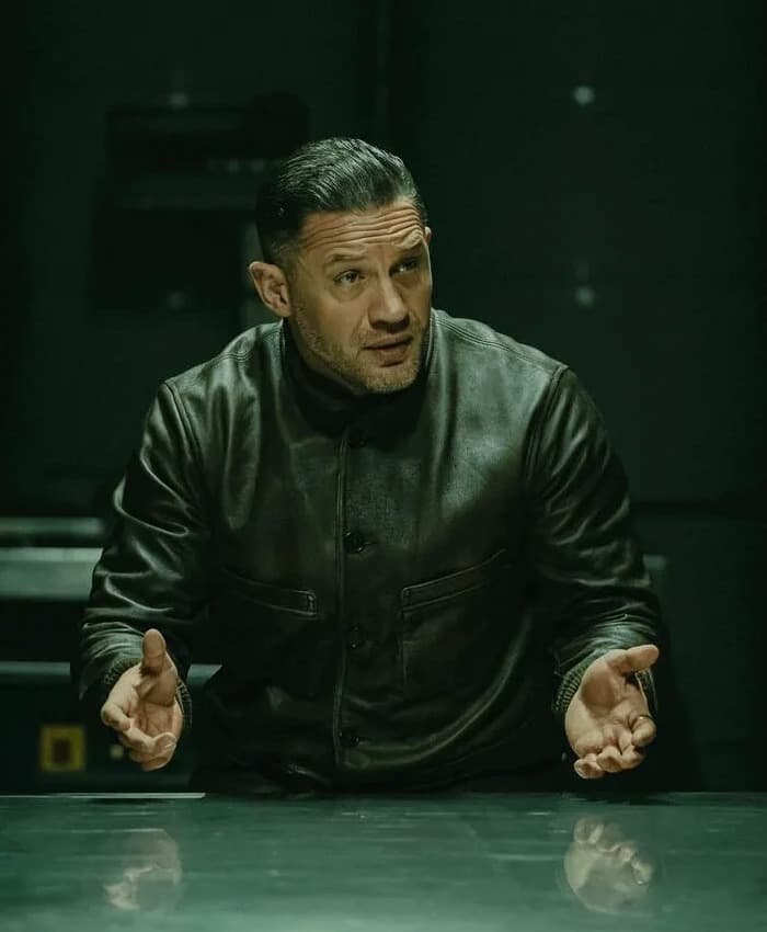 Mobland S01 Tom Hardy Bomber Leather Jacket 