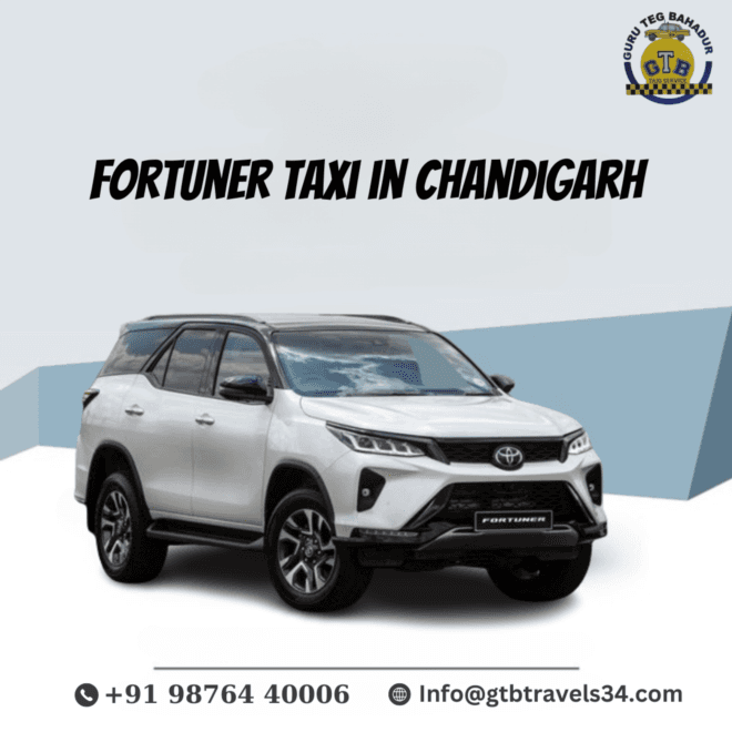 Experience Opulent Rides: Fortuner Taxis Launched in Chandigarh