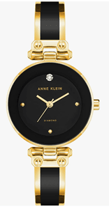 Anne Klein Women's Genuine Diamond Dial Bangle Watch