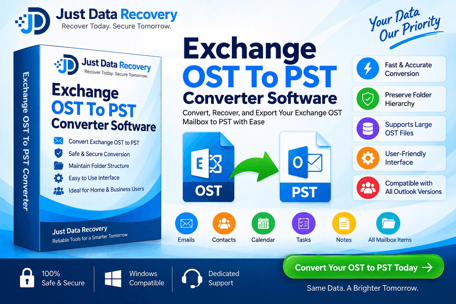 Best Buy OST to PST Converter Software
